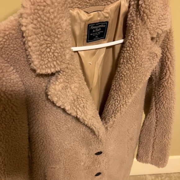 Abercrombie & Fitch sherpa coat BRAND NEW - Picture 5 of 9